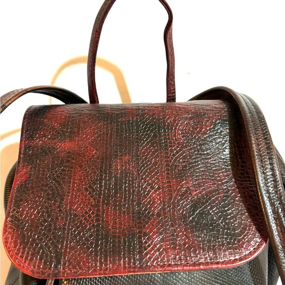 Roberto Vascon Black and Brown Backpack main image 7
